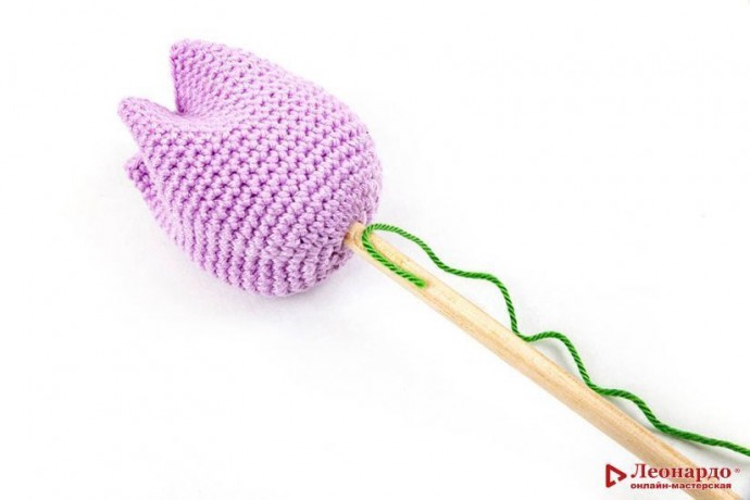 Вязаные тюльпаны