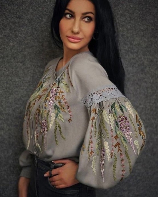 Примеры роскошной вышивки украшающей одежду