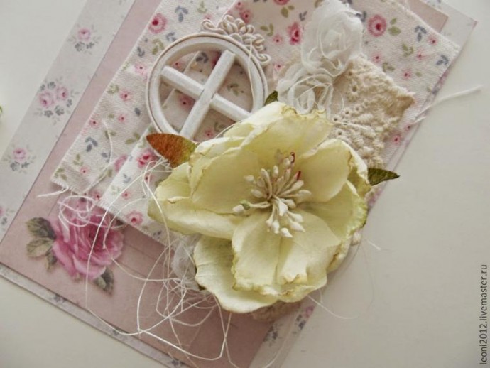 Создание нежной открытки лучшей подруге