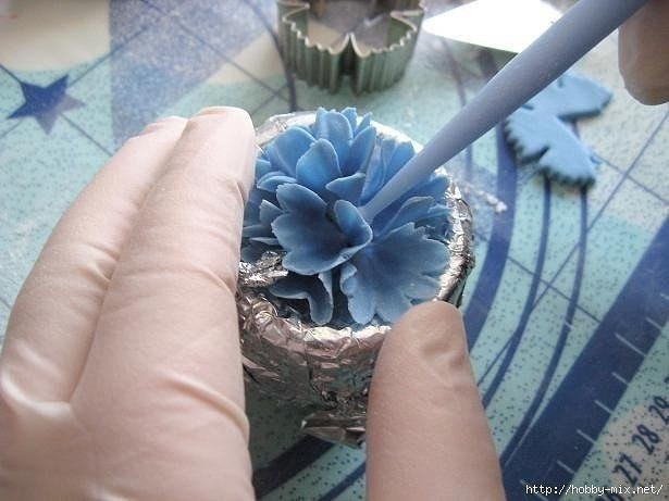 Лепим васильки