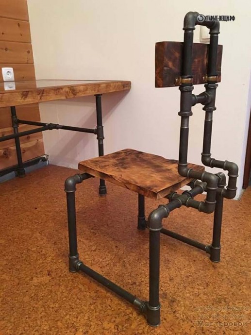 Мебель из ПВХ труб