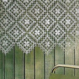 ​Нежная занавеска крючком