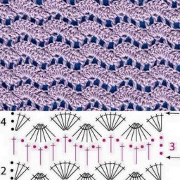 Подборка узоров крючком