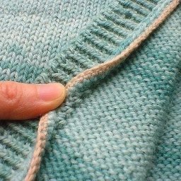 Разрезаем вязаную вещь правильно