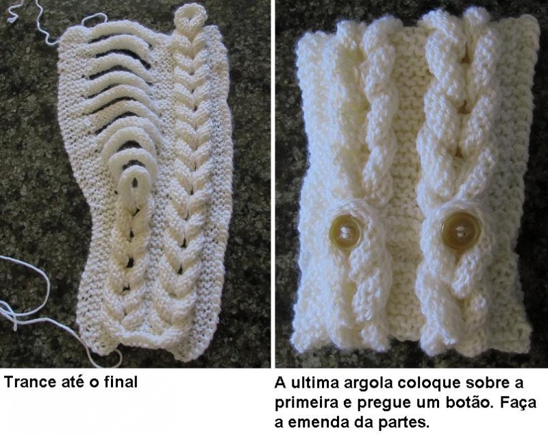 Шапочка и шарф спицами в необычной технике