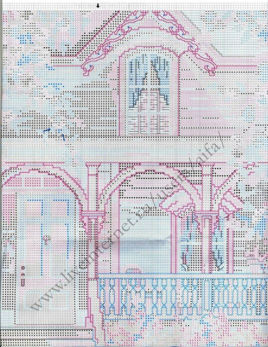 ​Вышиваем отличный домик