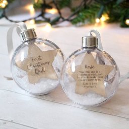 Ёлочные шары с красивым декором