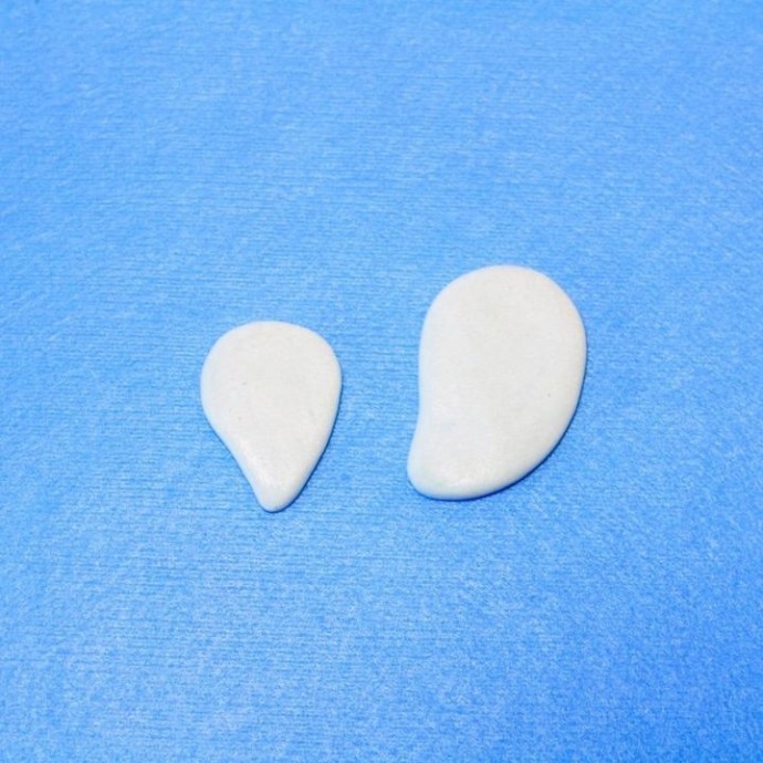 Брошь "Cова Букля" из полимерной глины