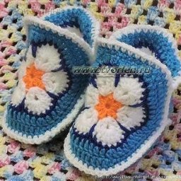 ​Чудесные тапочки из мотивов