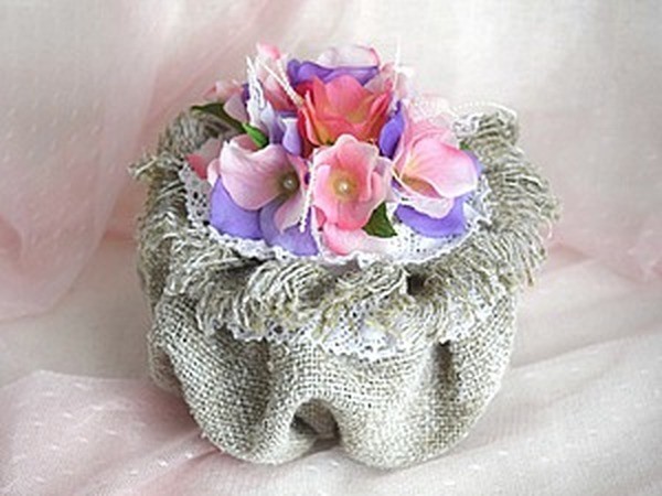 Шкатулка "Ваза с цветами" Шкатулка "Ваза с цветами"