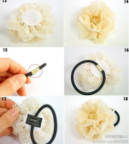 Красивая кружевная резинка своими руками Красивая кружевная резинка своими руками