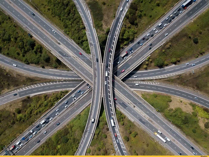 Красивые развязки дорог