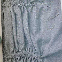 ​Красивые складки с розочками