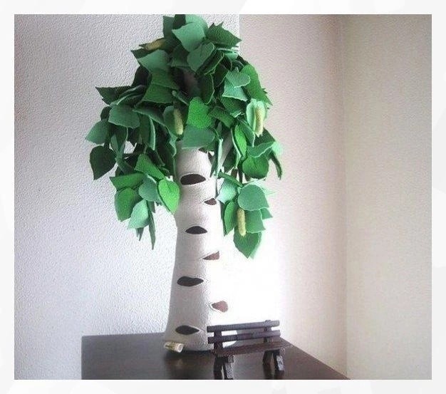 Деревья из фетра