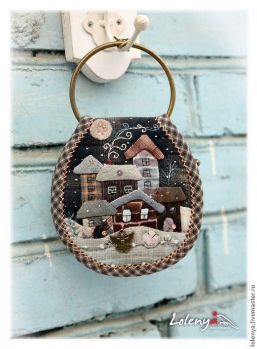 Ключница в технике пэчворк