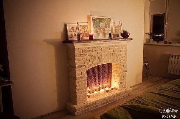 Искусственный камин своими руками