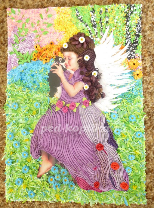 Картина в технике квиллинг: мастер-класс