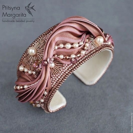 Шикарная вышивка лентами шибори Шикарная вышивка лентами шибори