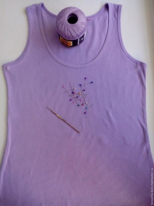 Как простая майка превратилась в красивый топ