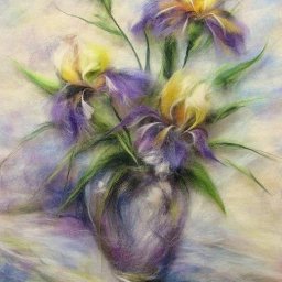 Потрясающие картины с цветами из шерсти