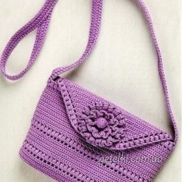 Сумочка из одного моточка пряжи