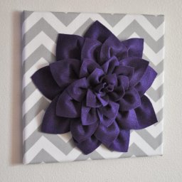 Объемный цветок из ткани