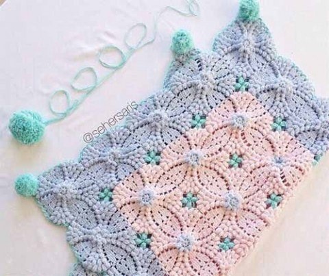 ​Очень красивый мотив крючком