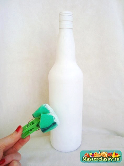 Превращаем обычную бутылку в дизайнерскую вазу