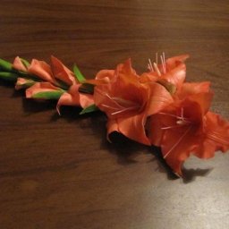 Гладиолус из холодного фарфора