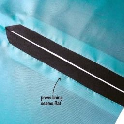 Разрез с подкладкой