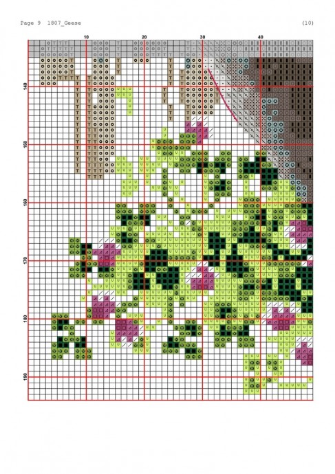 ​Вышиваем гусей