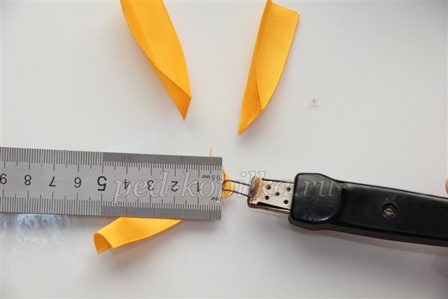 Канзаши подсолнухи: мастер-класс Канзаши подсолнухи: мастер-класс