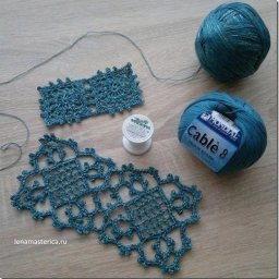 Королевский вязаный мотив