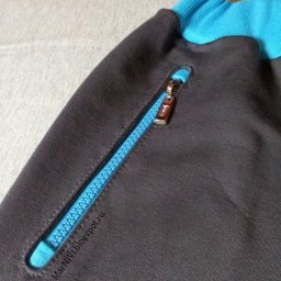 Прорезной карман на молнии