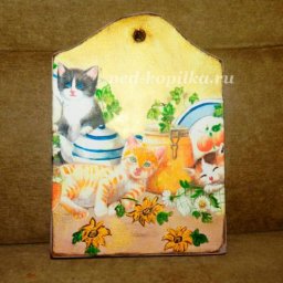 Декупаж разделочной доски: мастер-класс