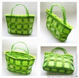 Летняя сумочка из пластиковых бутылок