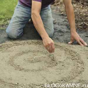 Спиральное мозаичное панно