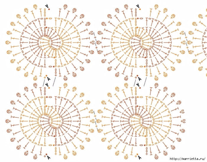 Декоративная накидка для кровати крючком