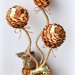 Денежный топиарий