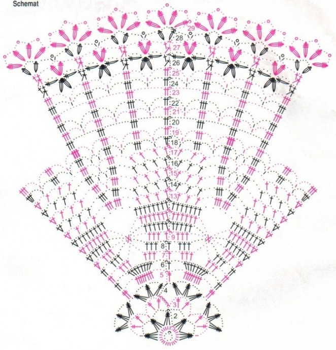 Чудесная вязаная салфетка Чудесная вязаная салфетка