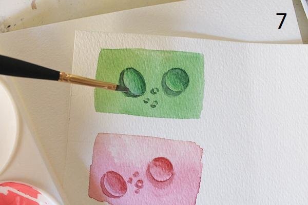 Рисуем капельки воды