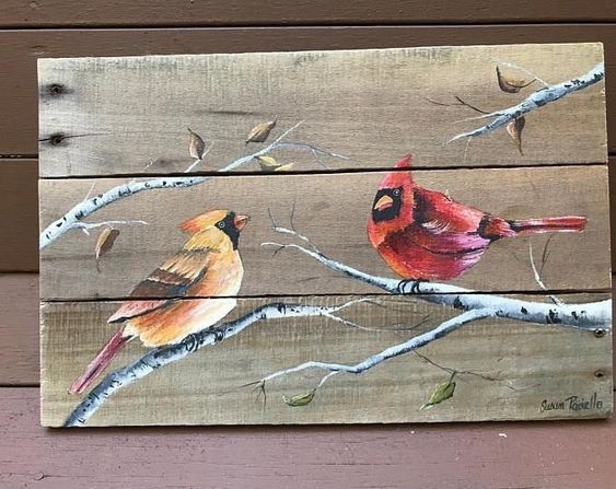 Птички на дощечках