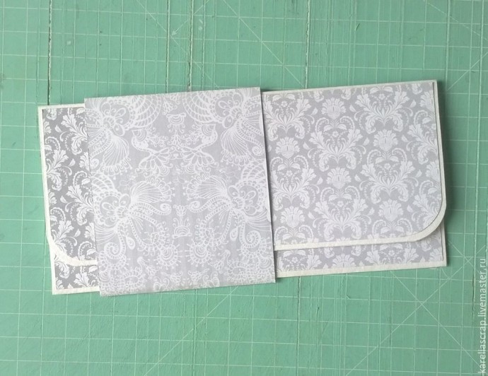 Свадебный конверт для денежного подарка