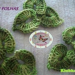 Листики в крючком: мастер-класс