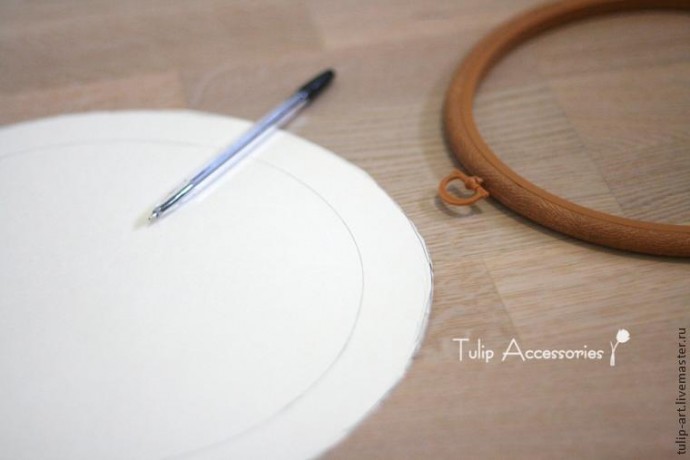 Органайзер для рукоделия в пяльцах