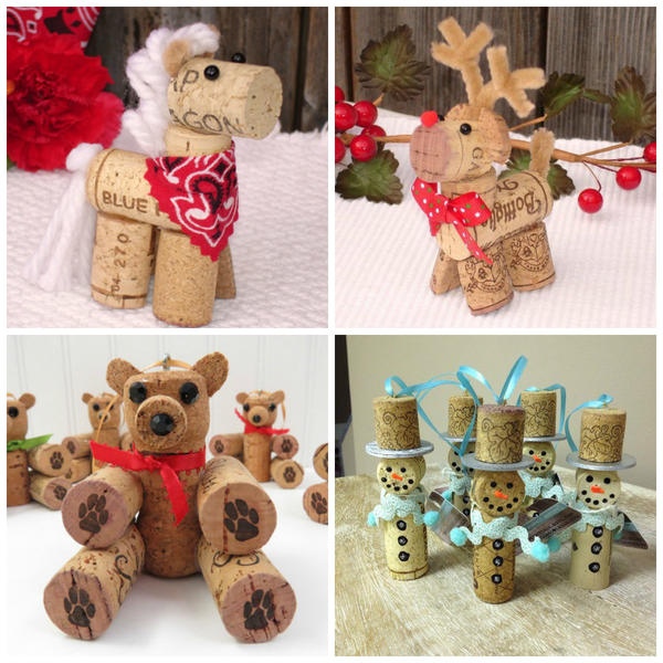 Поделки из пробок к Новому году