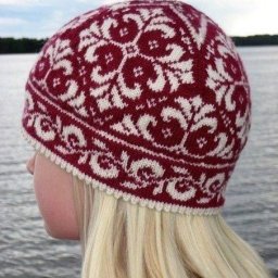 ​Шапочка и рукавички с орнаментом