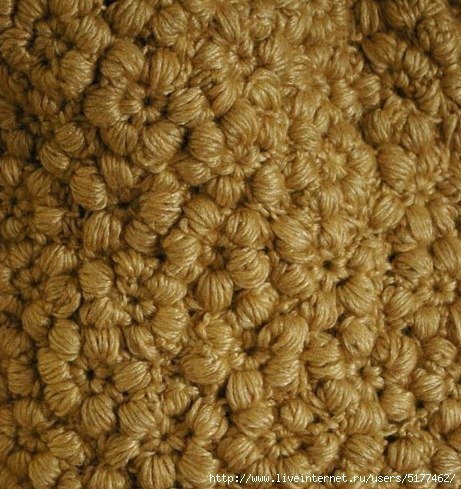 Узор крючком, похожий на каракуль
