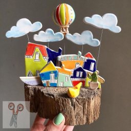 Домики из полимерной глины