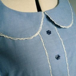 ​Как украсить воротник кружевной тесьмой